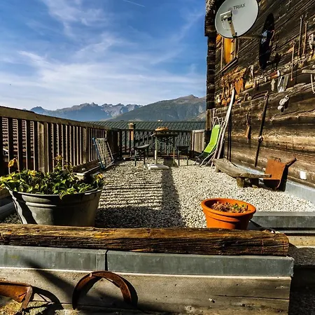 Haus Alpenluft, Ergisch 公寓 Turtmann